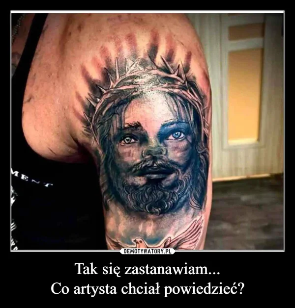 Tak się zastanawiam... Co artysta chciał powiedzieć?
