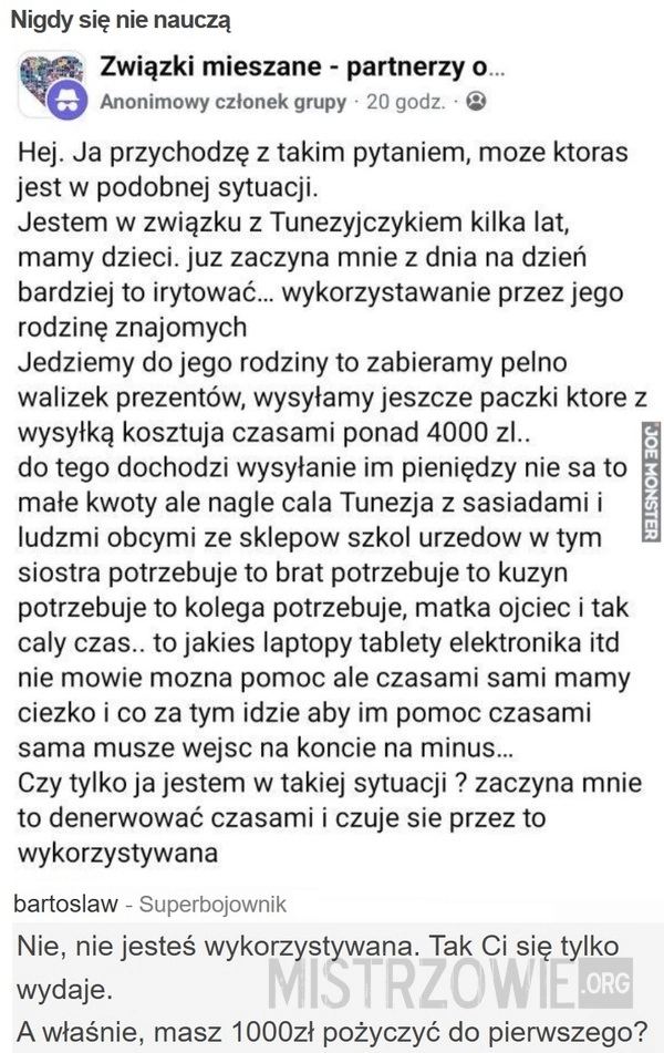 Nigdy się nie nauczą