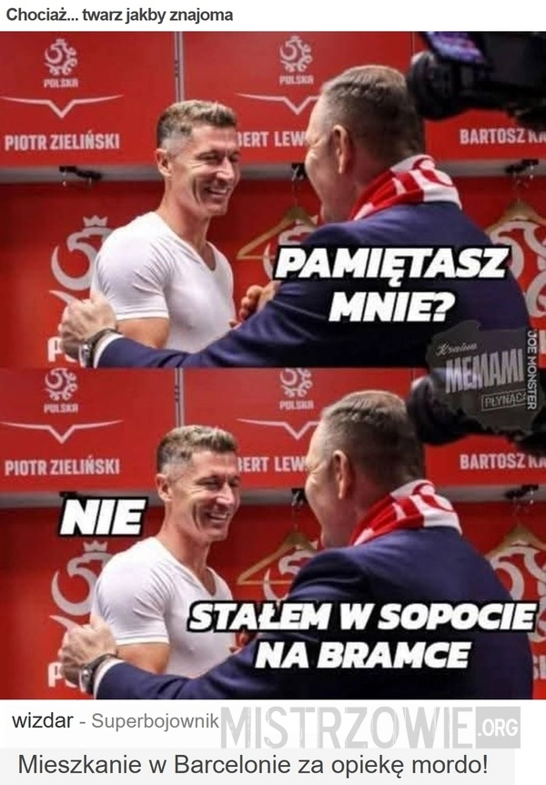 Chociaż... twarz jakby znajoma