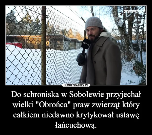 Do schroniska w Sobolewie przyjechał wielki 
