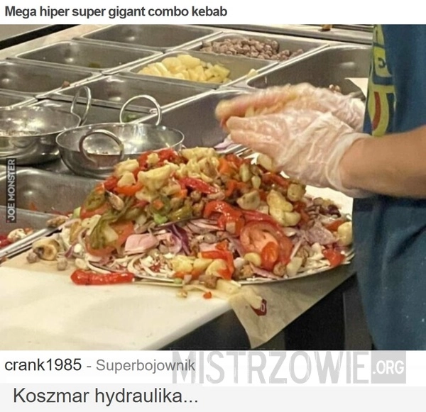 Mega hiper super gigant combo kebab
