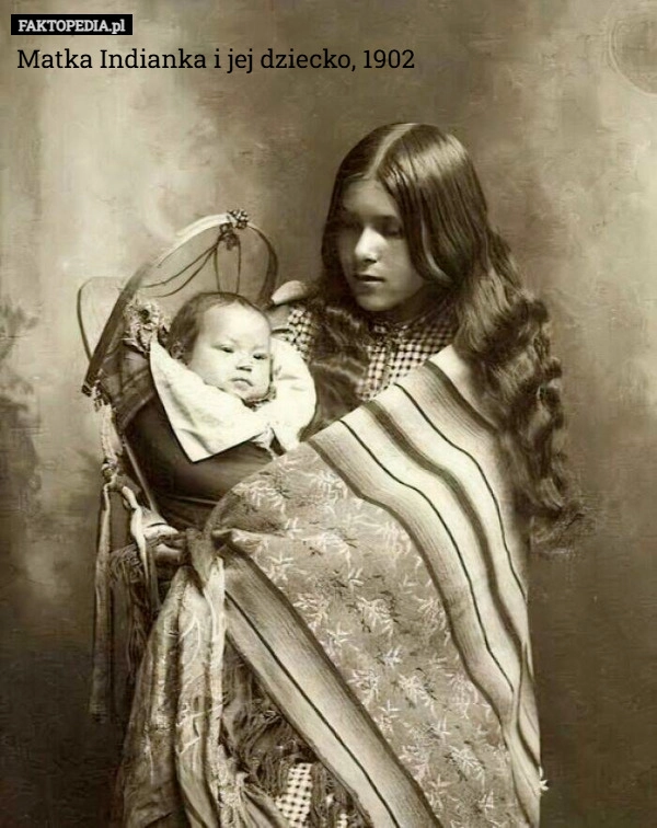 Matka Indianka i jej dziecko, 1902