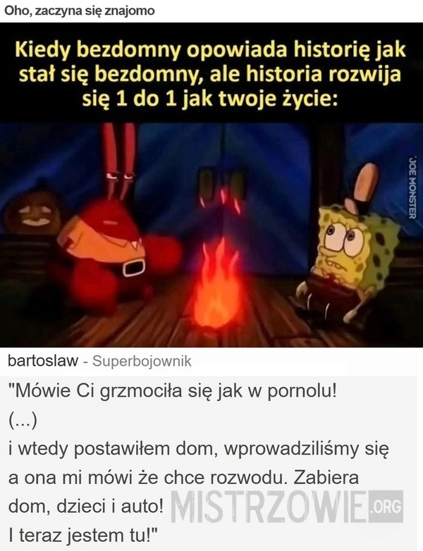 Oho, zaczyna się znajomo