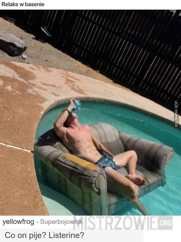 Relaks w basenie