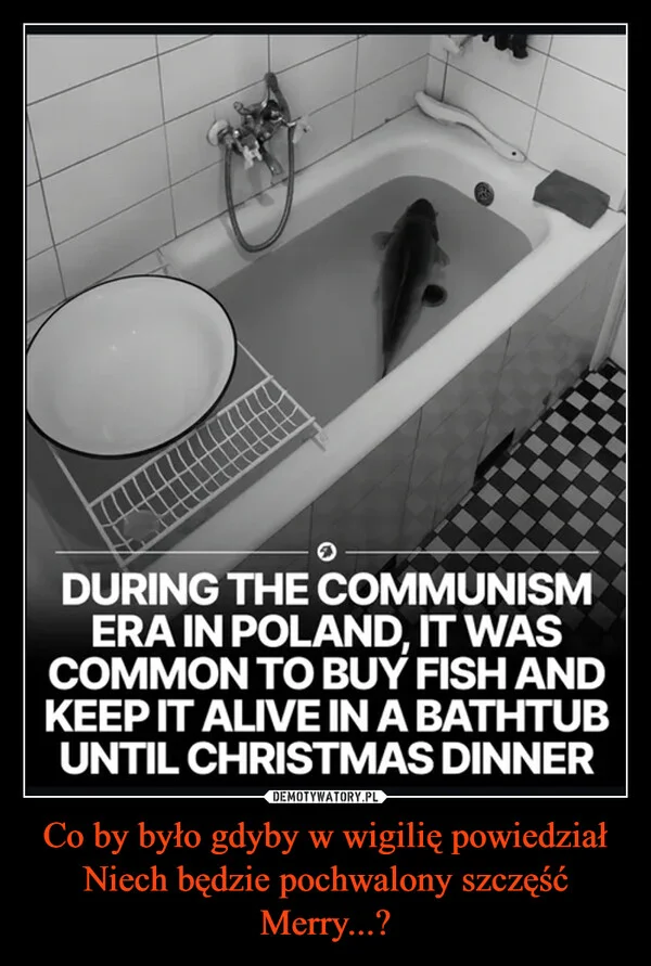Co by było gdyby w wigilię powiedział Niech będzie pochwalony szczęść Merry...?