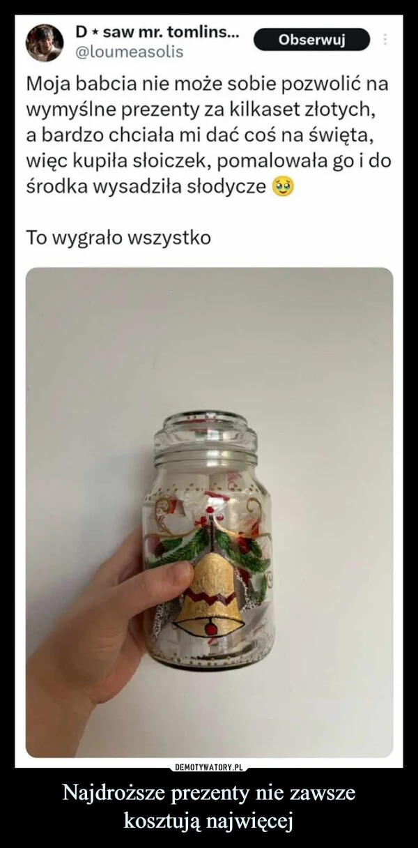 Najdroższe prezenty nie zawsze kosztują najwięcej