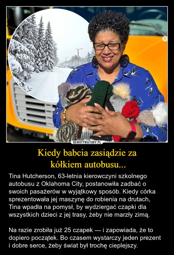 Kiedy babcia zasiądzie za kółkiem autobusu...