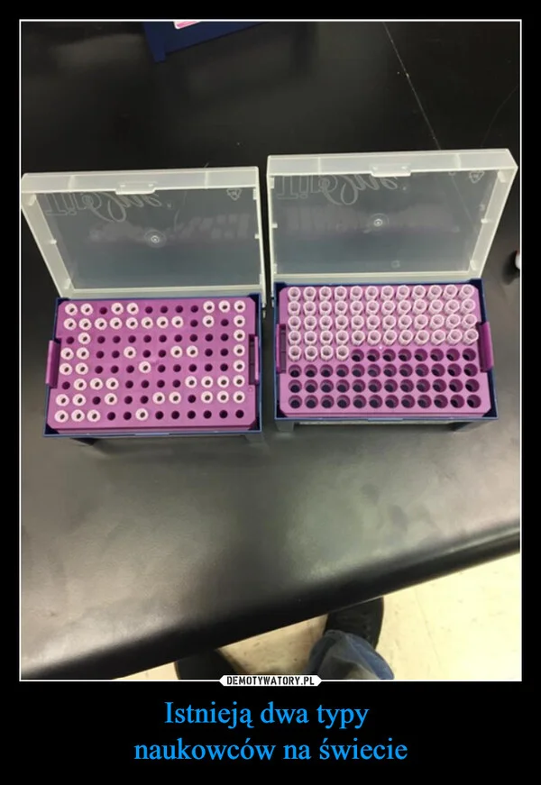 
    Istnieją dwa typy naukowców na świecie