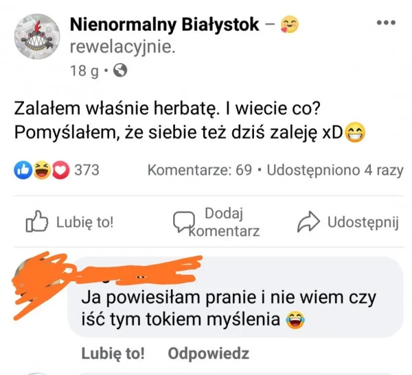 
    Tok myślenia
