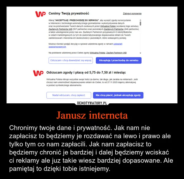 
    Janusz interneta