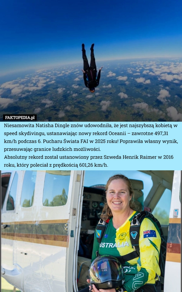 
    Niesamowita Natisha Dingle znów udowodniła, że jest najszybszą kobietą w