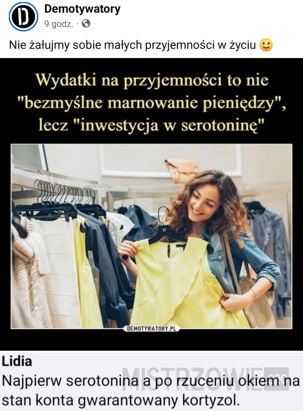 Wydatki na przyjemności