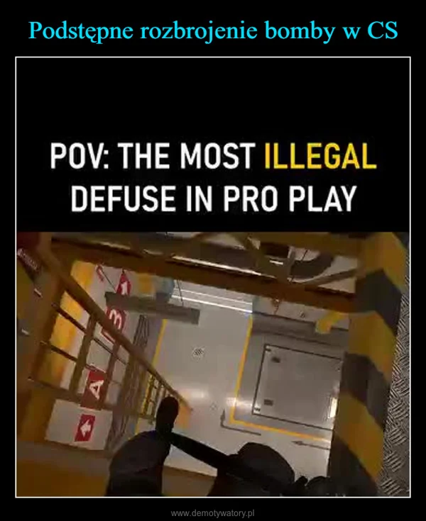 
    Podstępne rozbrojenie bomby w CS