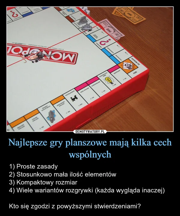 Najlepsze gry planszowe mają kilka cech wspólnych