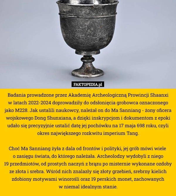 
    Badania prowadzone przez Akademię Archeologiczną Prowincji Shaanxi
 w latach