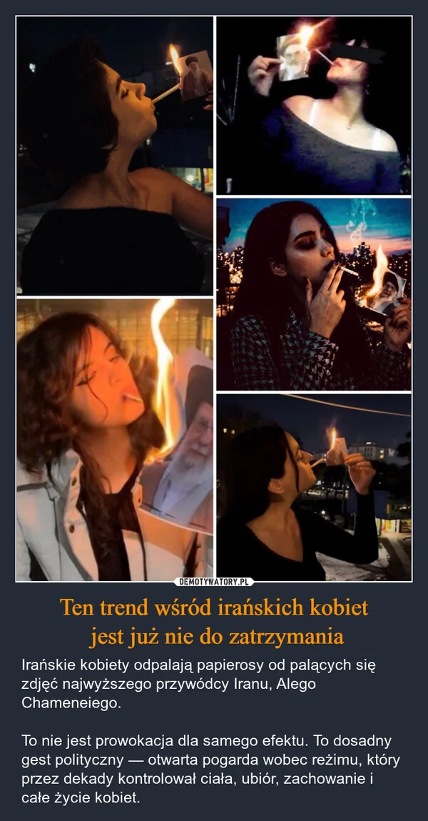 Ten trend wśród irańskich kobiet jest już nie do zatrzymania