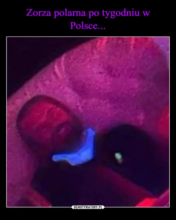 Zorza polarna po tygodniu w Polsce...