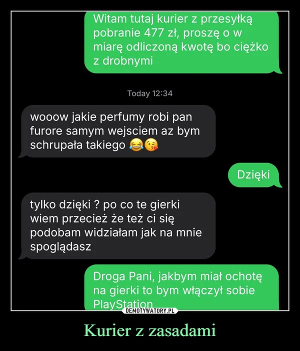 
    Kurier z zasadami