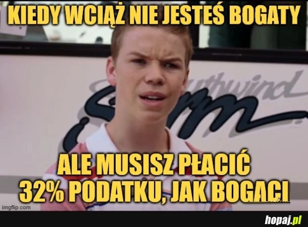 Ale tylko od nadwyżki, czyli od tych 100 zł, co przekroczyłem drugi próg.