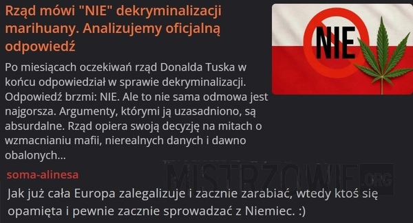 Dekryminalizacja marihuany