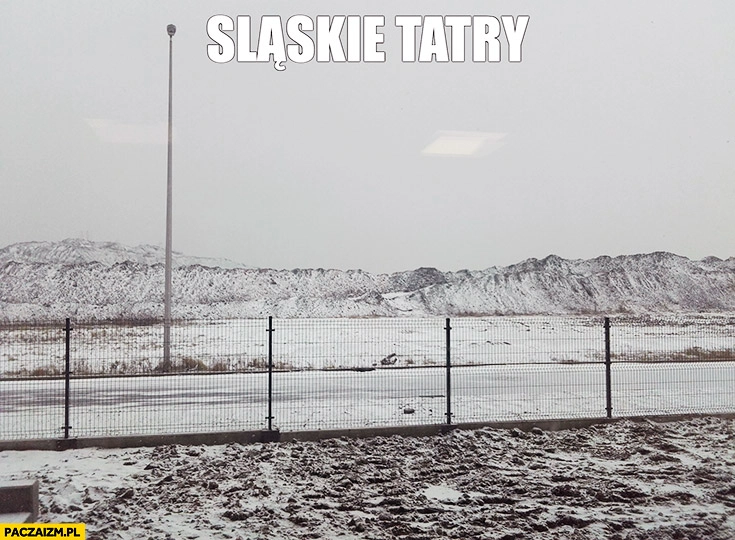 Śląskie Tatry hałdy węgla