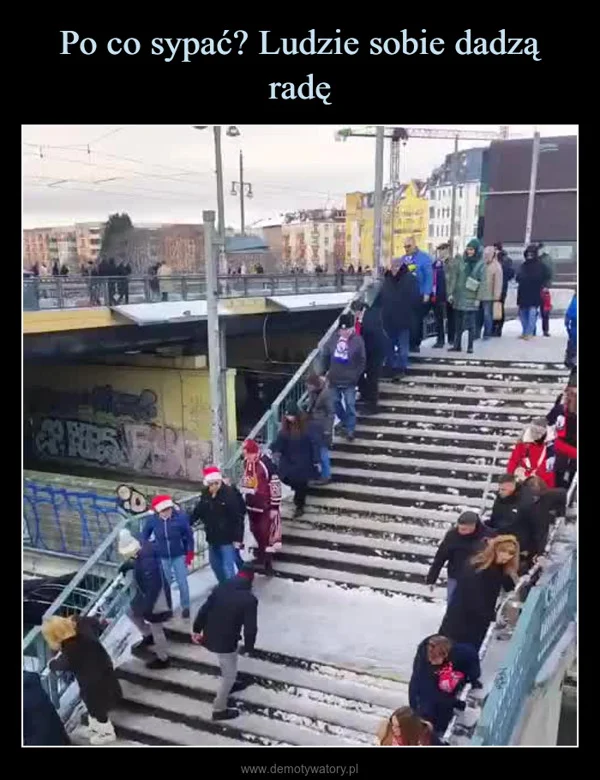 Po co sypać? Ludzie sobie dadzą radę