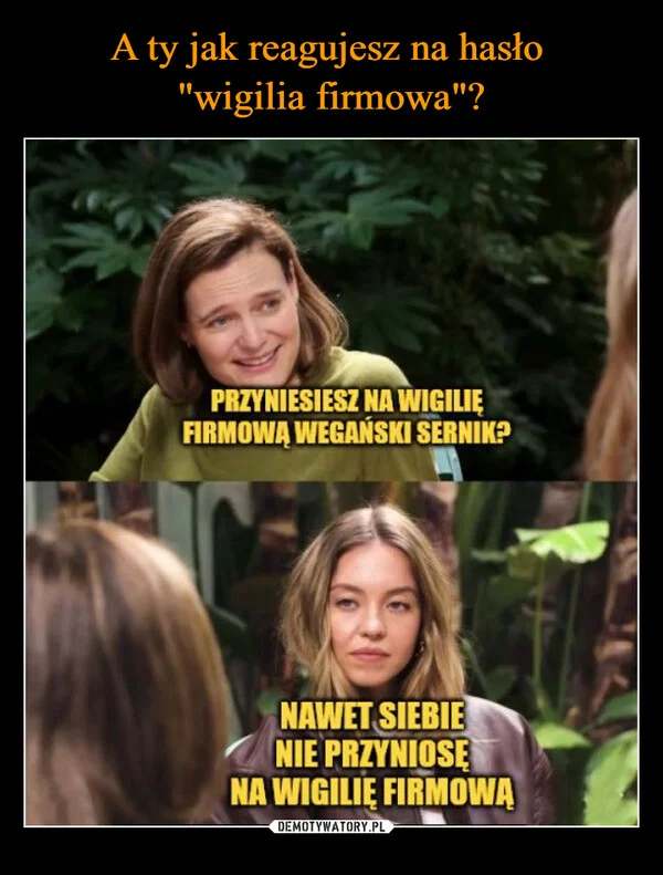 A ty jak reagujesz na hasło 