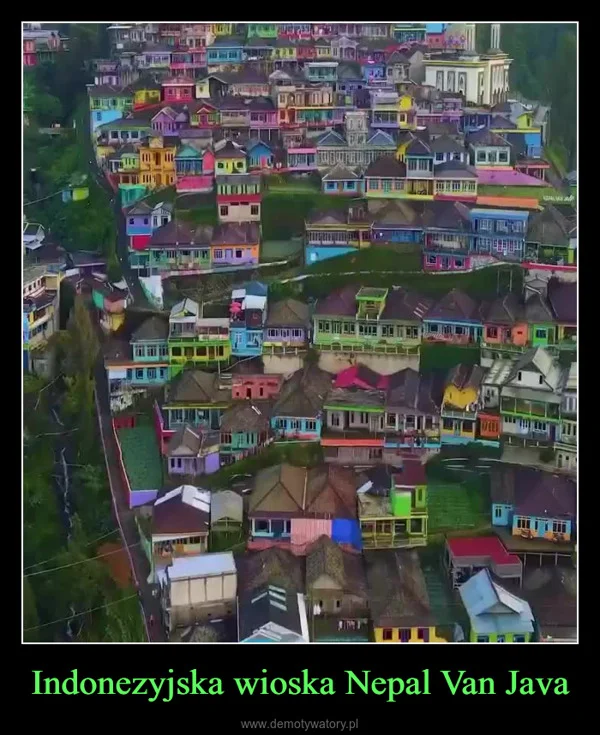 
    Indonezyjska wioska Nepal Van Java