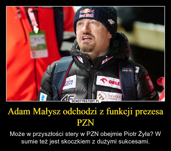 
    Adam Małysz odchodzi z funkcji prezesa PZN