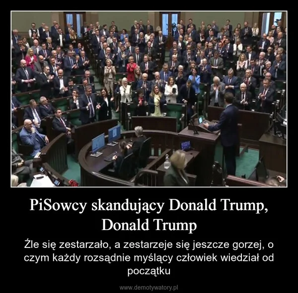 PiSowcy skandujący Donald Trump, Donald Trump