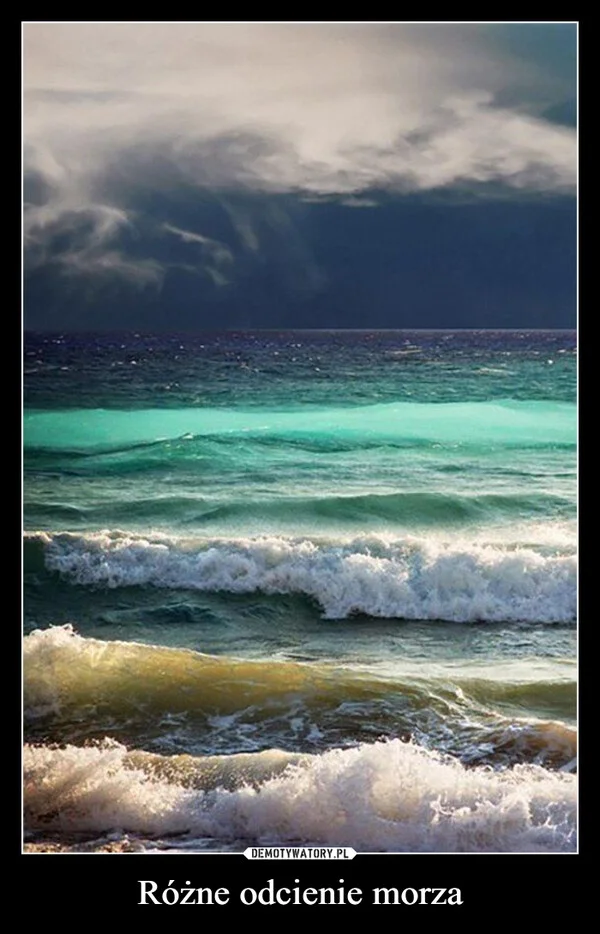 Różne odcienie morza
