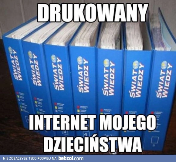Internet mojego dzieciństwa 