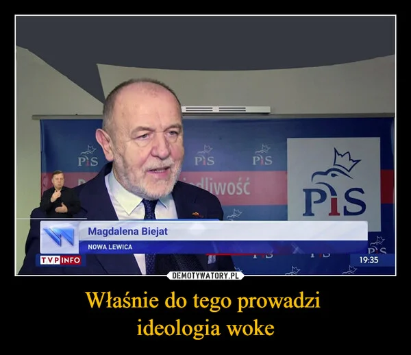 
    Właśnie do tego prowadzi ideologia woke