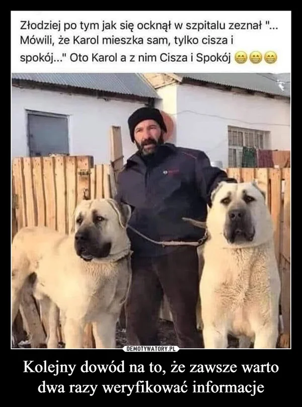 
    Kolejny dowód na to, że zawsze warto dwa razy weryfikować informacje