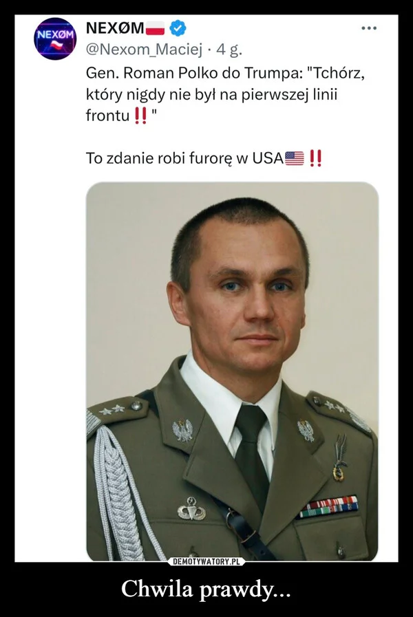 Chwila prawdy...