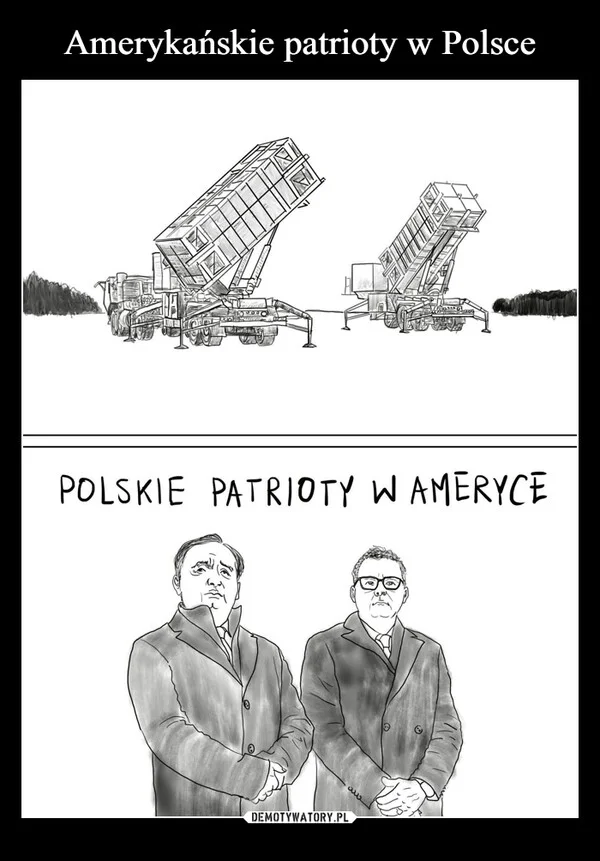 
    Amerykańskie patrioty w Polsce