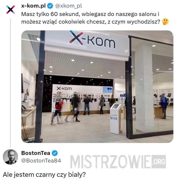 Masz tylko 60 sekund, wbiegasz do...