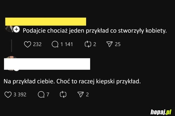 
    Kiepski przykład