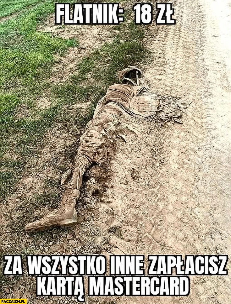 
    Flatnik 18 zł, za wszystko inne zapłacisz karta Mastercard