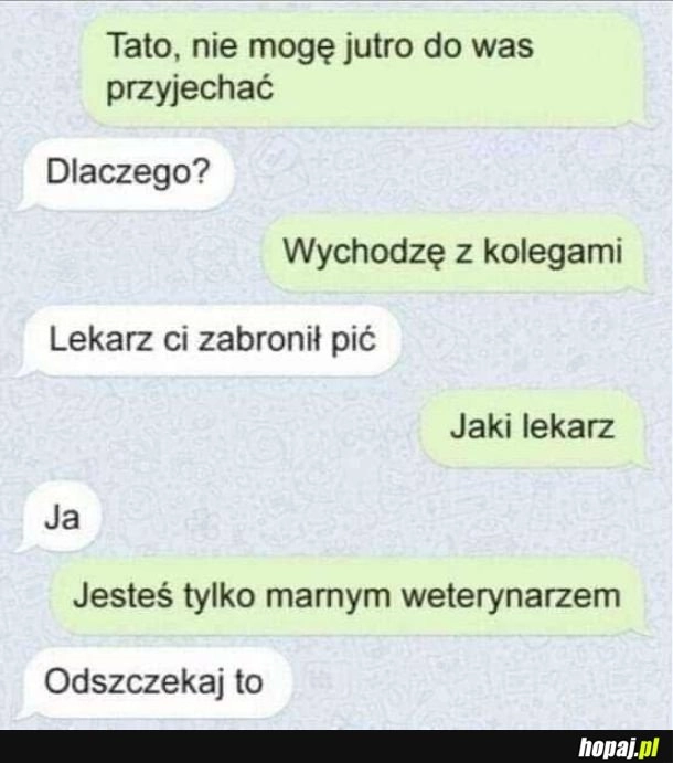 Lekarz zabronił