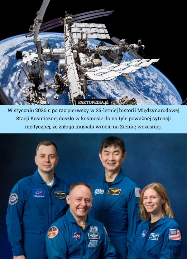W styczniu 2026 r. po raz pierwszy w 25-letniej historii Międzynarodowej