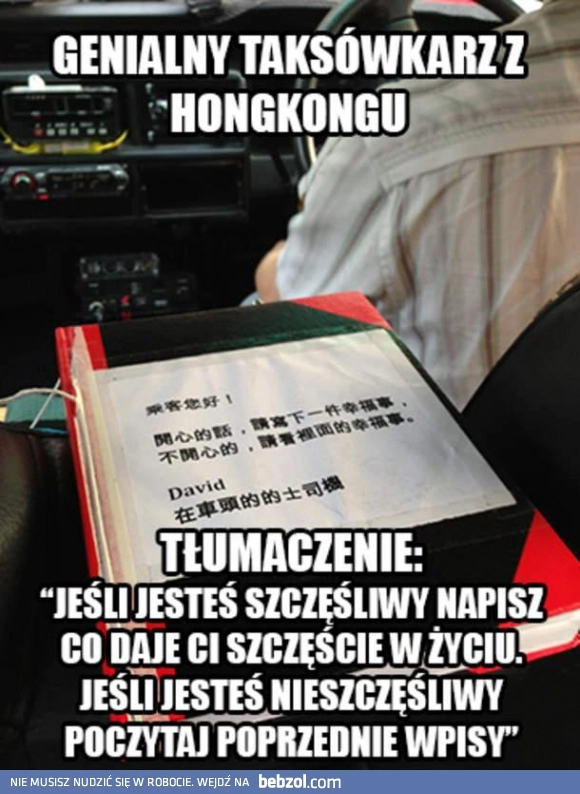 
    Genialny taksówkarz