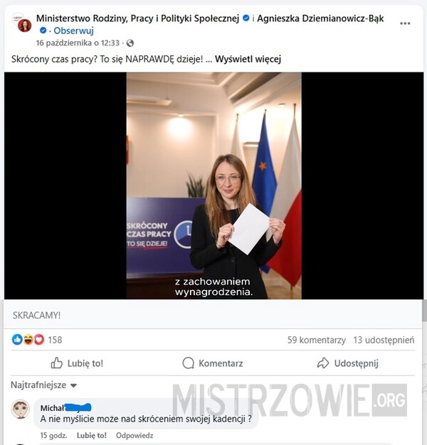 Skrócony czas pracy