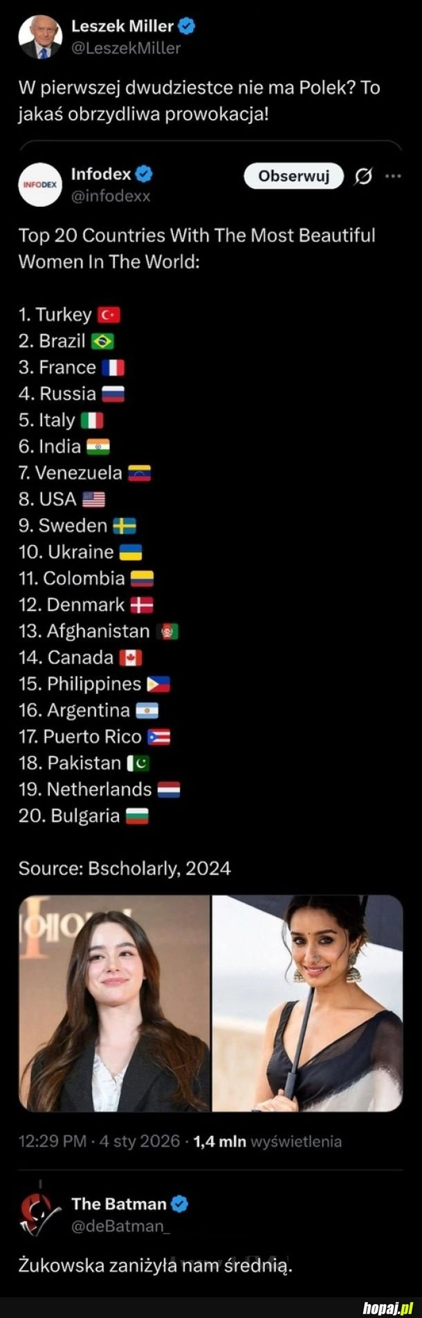 Azjatek też nie ma...WTF