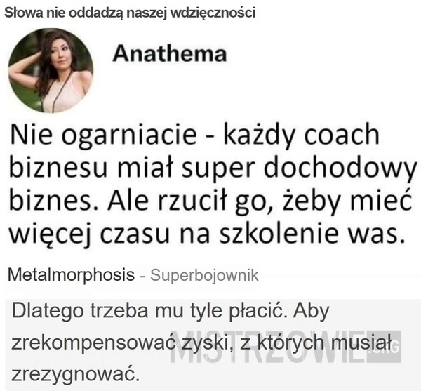 
    Słowa nie oddadzą naszej wdzięczności