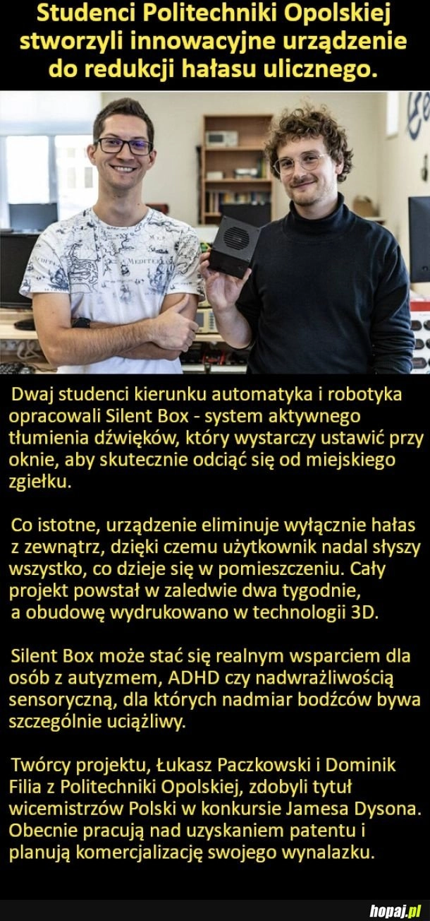 Silent Box może stać się realnym wsparciem dla osób z autyzmem, ADHD czy nadwrażliwością sensoryczną