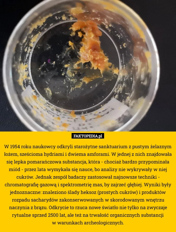 
    W 1954 roku naukowcy odkryli starożytne sanktuarium z pustym żelaznym łożem,
