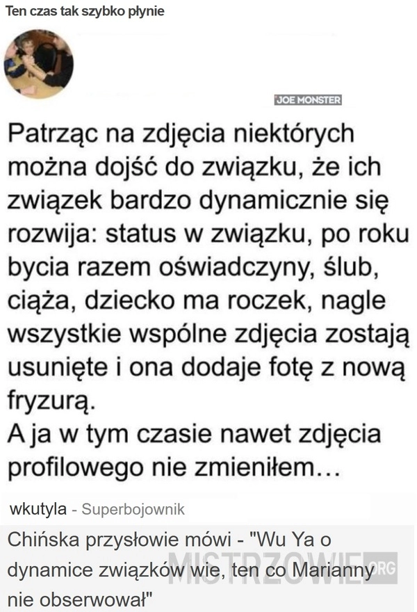 Ten czas tak szybko płynie