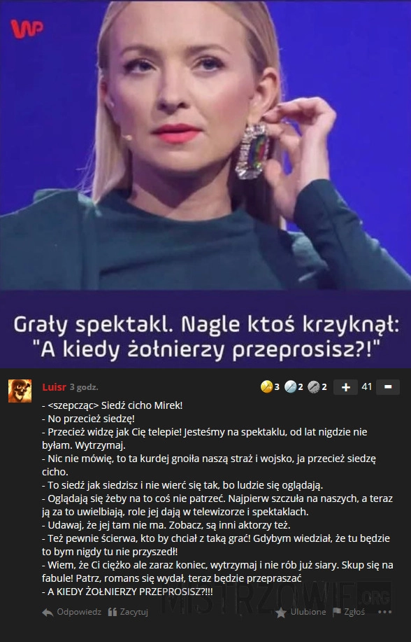 Siedź cicho Mirek!