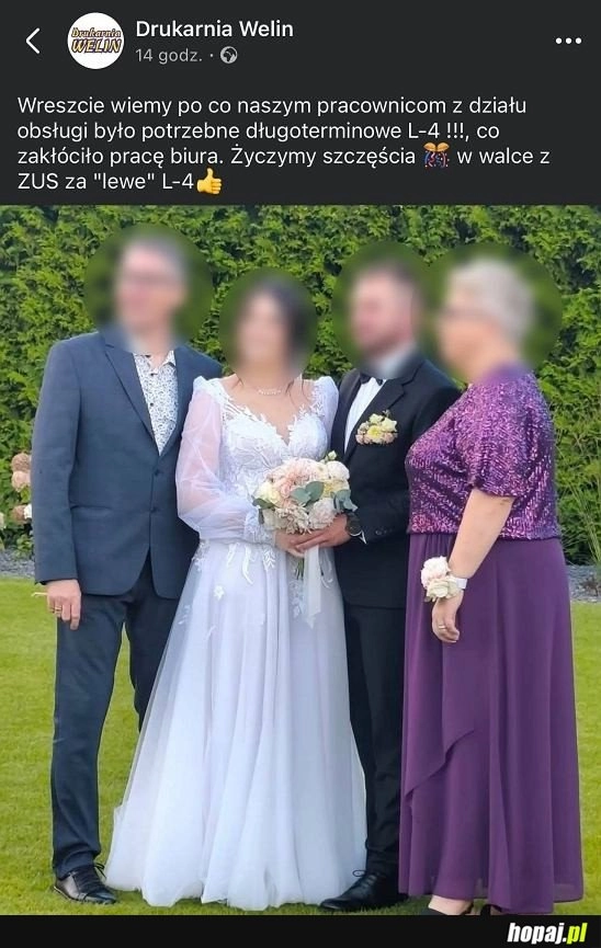 Drukarnia ze Stęszewa w ogniu krytyki po wpisie o pracownicach na L4.